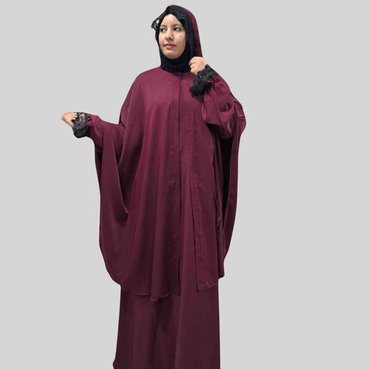 Grouna Abaya Élégante pour la Prière et la Omra